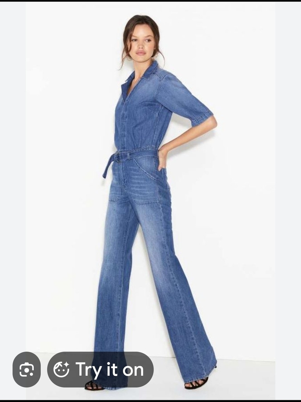 ba&sh Denim Jumpsuit Size 1/S
